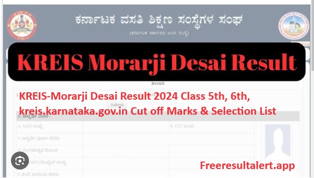 KREIS-Morarji Desai Result 2024