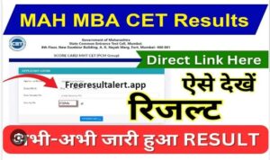 MAH MBA CET Cut off 2024